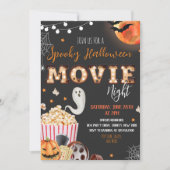Filmavond Halloweenfeest Kaart (Voorkant)