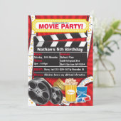 Filmavond Hollywood Klapper Verjaardag Kaart (Staand voorkant)