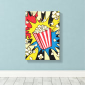 Filmavond Munchies Canvas Afdruk (Insitu (Houten vloer))