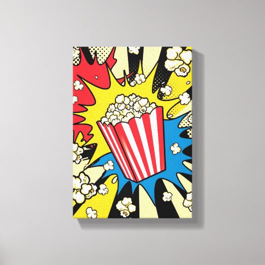 Filmavond Munchies Canvas Afdruk (Voorkant)