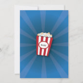 Filmavond op zaterdag om het even welke leeftijd f kaart (Achterkant)