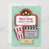 Filmavond op zaterdag om het even welke leeftijd f kaart (Voorkant)