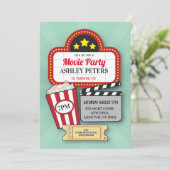 Filmavond op zaterdag om het even welke leeftijd f kaart (Staand voorkant)