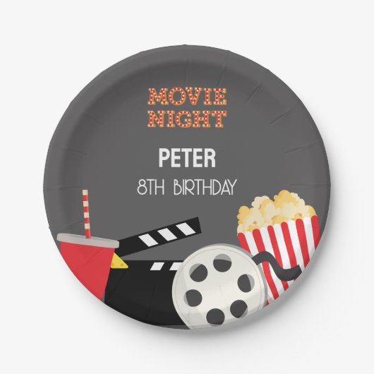 FILMAVOND PAPIEREN BORDJE (Voorkant)