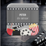 FILMAVOND PAPIEREN BORDJE<br><div class="desc">ACHTERTUIN FILM PARTY TEKEN</div>