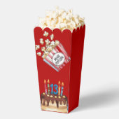 Filmavond Popcorn 13e verjaardagsfeest Bedankdoosjes (Popped)