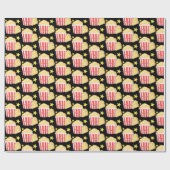 Filmavond Popcorn en tickets Cadeaupapier (Vlak)