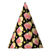 Filmavond Popcorn en tickets Feesthoedjes (Achterkant)