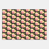 Filmavond Popcorn en tickets Inpakpapier Vel (Voorkant 3)