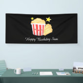 Filmavond Popcorn en tickets Spandoek (Beurs)