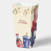 Filmavond verjaardag voor kinderen bedankdoosjes (Voorkant)