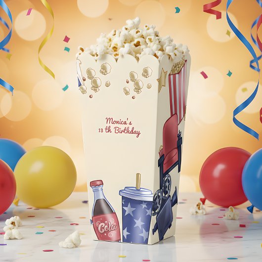 Filmavond verjaardag voor kinderen bedankdoosjes