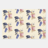 Filmavond verjaardag voor kinderen inpakpapier vel (Voorkant 2)