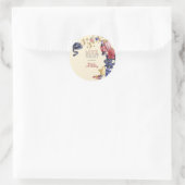 Filmavond verjaardag voor kinderen ronde sticker (Tas)