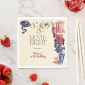 Filmavond verjaardag voor kinderen servet (Insitu)