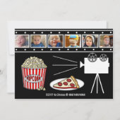 Filmavond Verjaardagsfeestje Kaart (Achterkant)