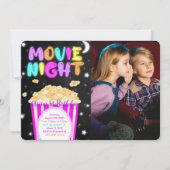 Filmavond Verjaardagsfoto Uitnodiging (Voorkant)