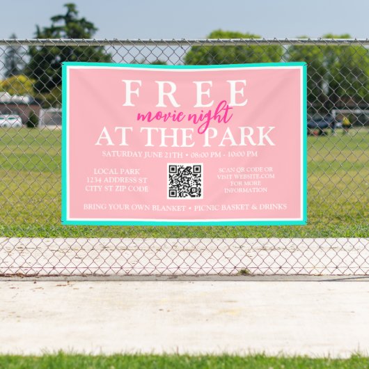 Filmavonden in het park | Aangepast zomerevenement Spandoek (Insitu)