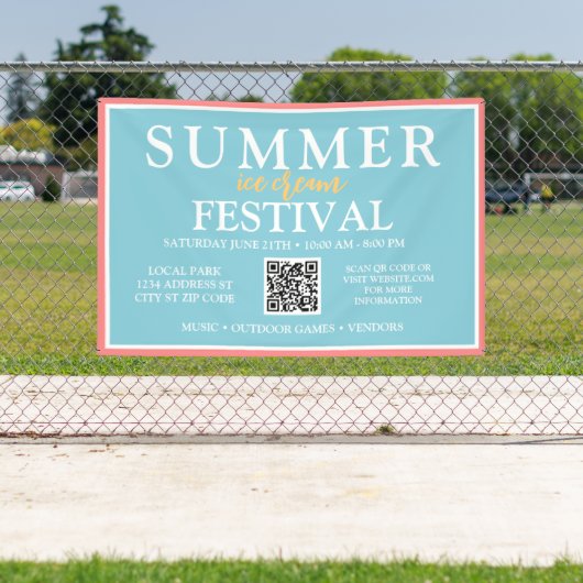 Filmavonden in het park | Op maat gemaakt zomer ev Spandoek (Insitu)