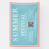 Filmavonden in het park | Op maat gemaakt zomer ev Spandoek (Verticaal)