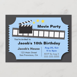 Filmavondfeest, Verjaardagsfeest Kaart