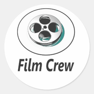filmbemanning ronde sticker