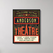 Filmbioscoop thuisbioscoop | Aangepaste naam Canvas Afdruk (Voorkant)