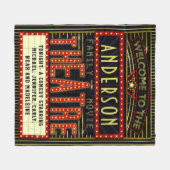 Filmbioscoop thuisbioscoop | Aangepaste naam Fleece Deken (Voorkant (Horizontaal))