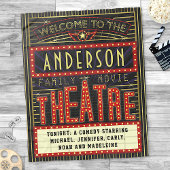 Filmbioscoop thuisbioscoop | Aangepaste naam Fleece Deken