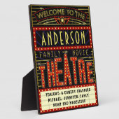 Filmbioscoop thuisbioscoop | Aangepaste naam Fotoplaat (Zijkant)