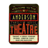 Filmbioscoop thuisbioscoop | Aangepaste naam Magneet (Verticaal)