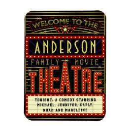 Filmbioscoop thuisbioscoop | Aangepaste naam Magneet