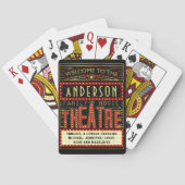 Filmbioscoop thuisbioscoop | Aangepaste naam Pokerkaarten (Achterkant)