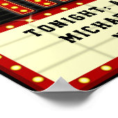 Filmbioscoop thuisbioscoop | Aangepaste naam Poster (Hoek)