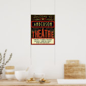 Filmbioscoop thuisbioscoop | Aangepaste naam Poster (Keuken)