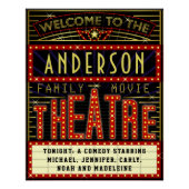 Filmbioscoop thuisbioscoop | Aangepaste naam Poster (Voorkant)