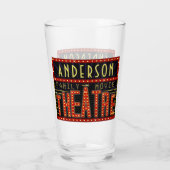 Filmbioscoop thuisbioscoop | Gepersonaliseerd Glas (Achterkant)