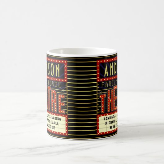 Filmbioscoop thuisbioscoop | Gepersonaliseerd Koffiemok (Center)