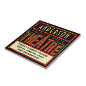 Filmbioscoop thuisbioscoop | Gepersonaliseerd Tegeltje (Zijkant)