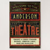 Filmbioscoop thuisbioscoop | Naam 20 x 30 Legpuzzel (Verticaal)