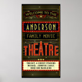 Filmbioscoop thuisbioscoop | Naam Lang Poster (Voorkant)