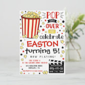 Filmbioscoopbezoeker Birthday Party Kaart (Staand voorkant)
