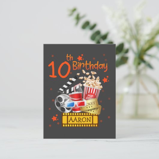 Filmbioscoopbioscoopbioscoopzopwedstrijd  briefkaart (Staand voorkant)