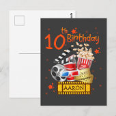 Filmbioscoopbioscoopbioscoopzopwedstrijd  briefkaart (Voorkant / Achterkant)