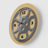  filmbioscoopbioscoopfilm Reel Sjabloon Grote Klok (Hoek)