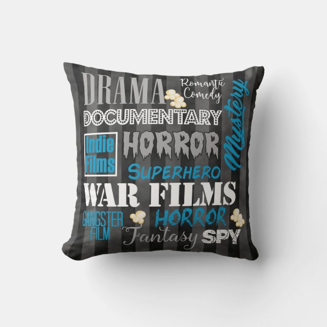 Filmbioscoopkaartje Pillow-blu Kussen (Voorkant)