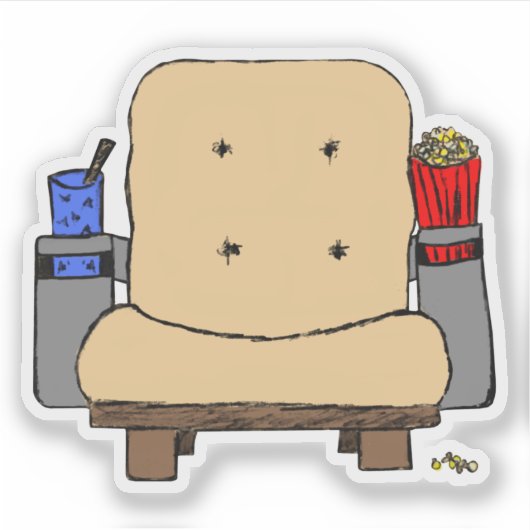 Filmbioscoopketting Sticker (Voorkant)