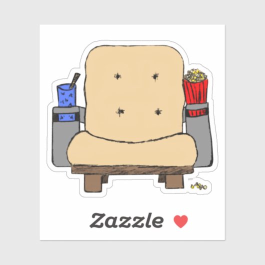 Filmbioscoopketting Sticker (Vel)