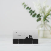 Filmbioscooppenkaarten, grijs plaatskaartje (Staand voorkant)