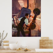  filmbioscoopprojectionistische filmcamera poster (Keuken)